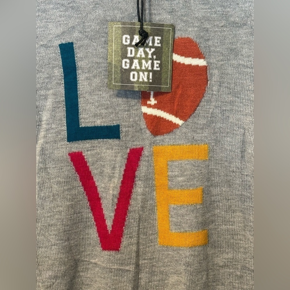 NWT-Rachel Zoe- Game day sweater size S